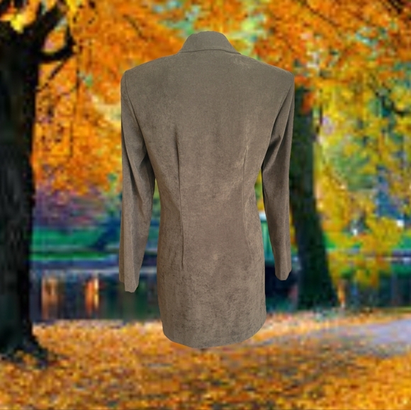 90s Faux Suede Jacket - Picture 2 of 6